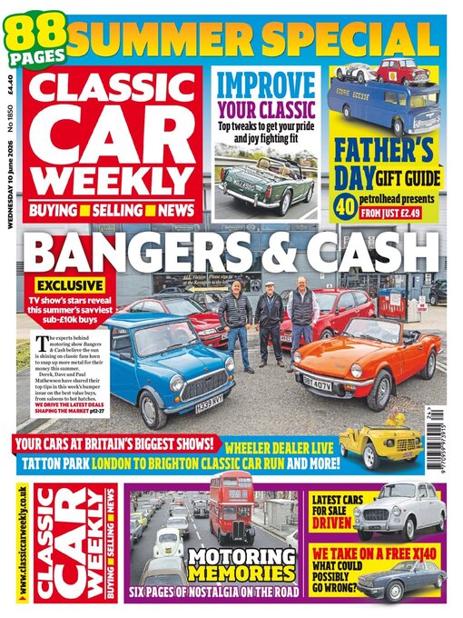 Cover image for Classic Car Weekly